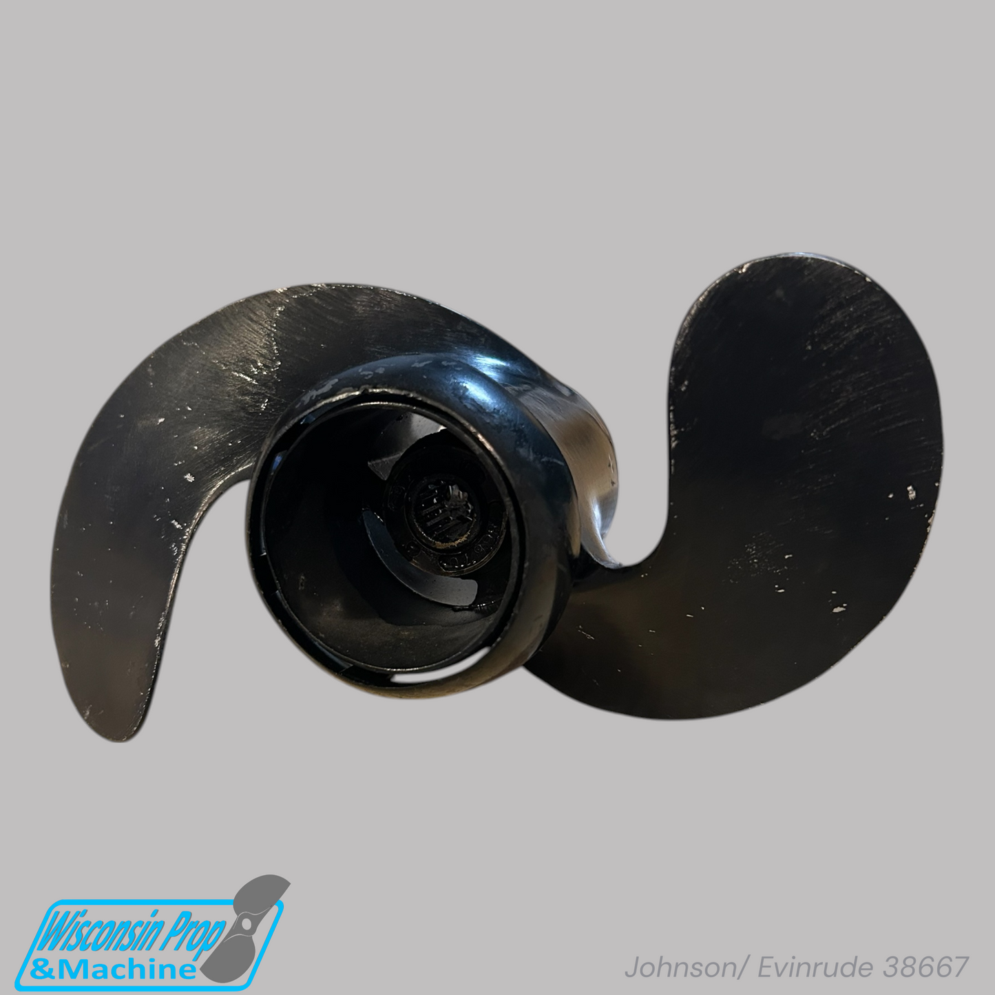 Johnson/Evinrude 2 Blade Aluminum Propeller 386670 9X10P RH
