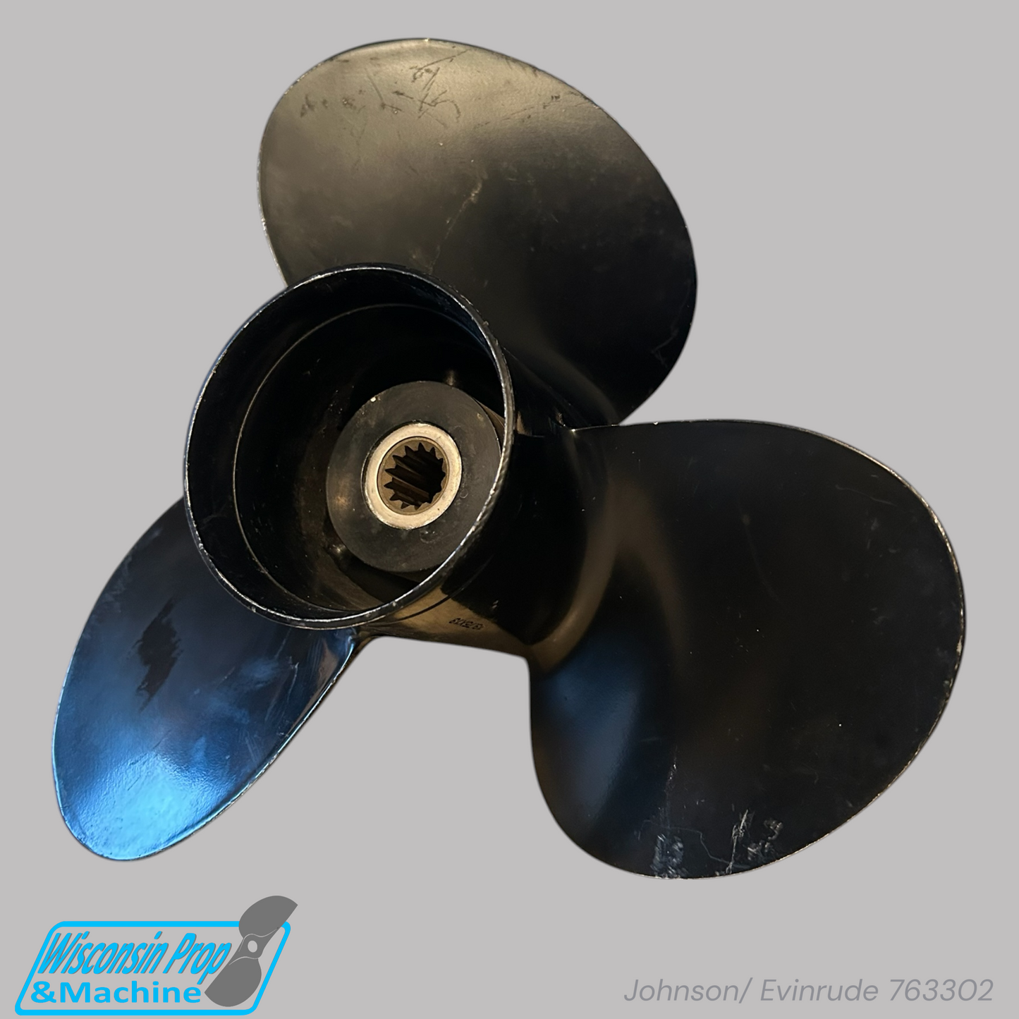 Johnson/Evinrude 3 Blade Aluminum Propeller 763302 13.75X13P RH