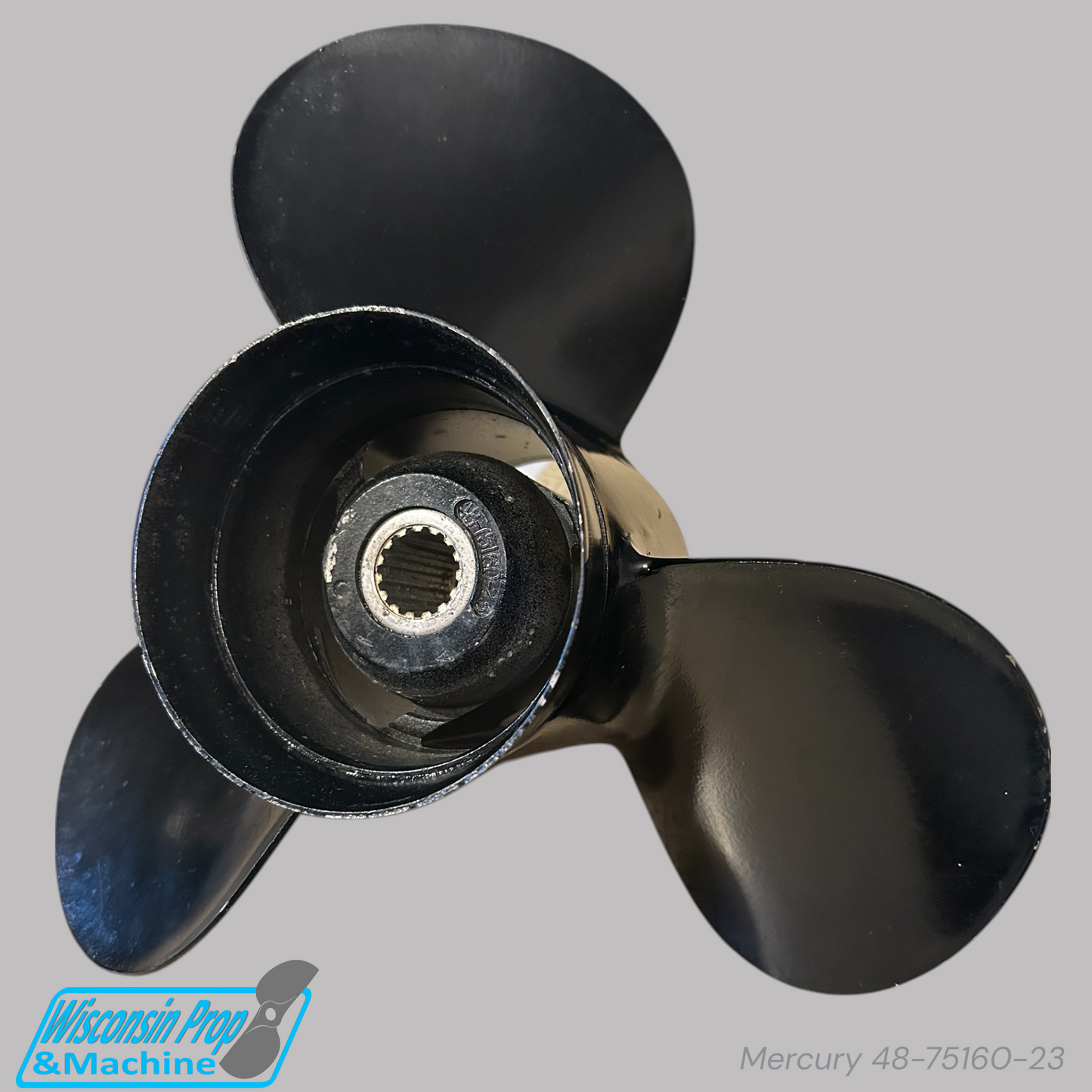 Mercury 3 Blade Aluminum Propeller 48-75160-23 13.5X23P RH