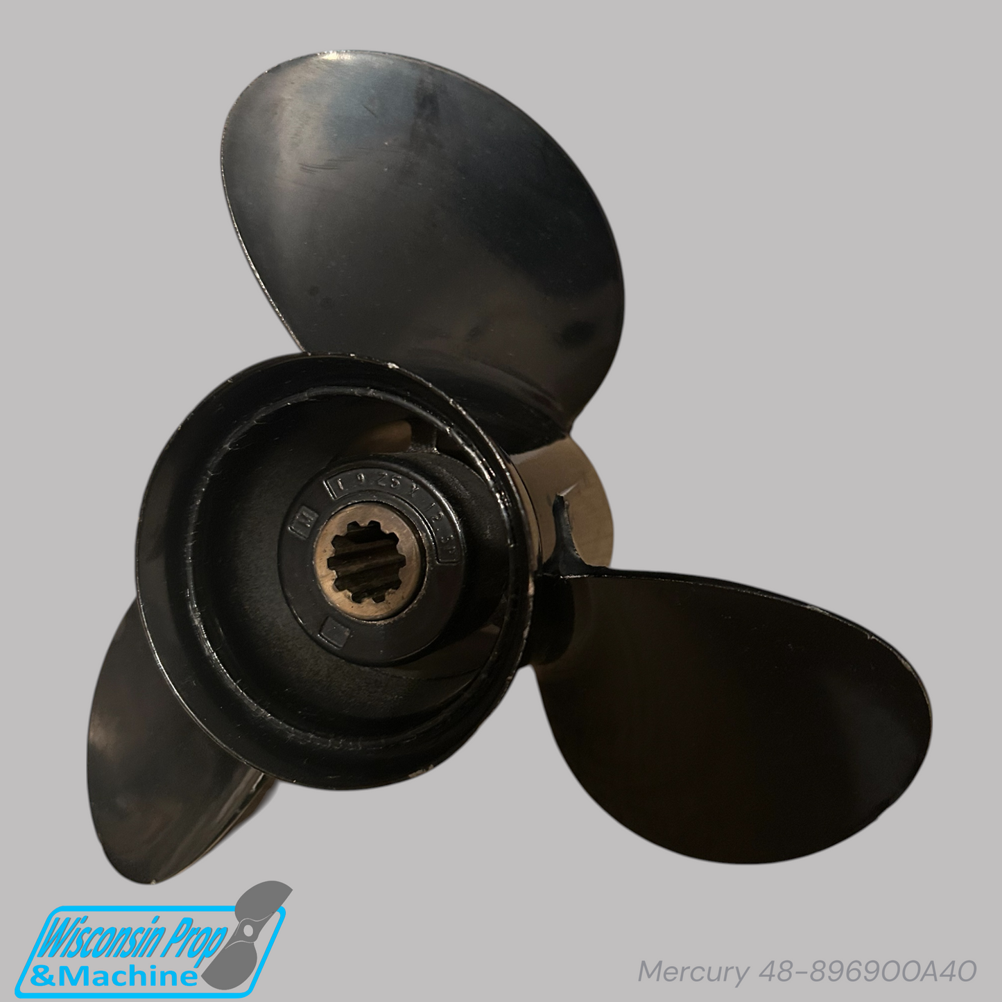 Mercury 3 Blade Aluminum Propeller 48-896900A40 9.25X12.5P RH