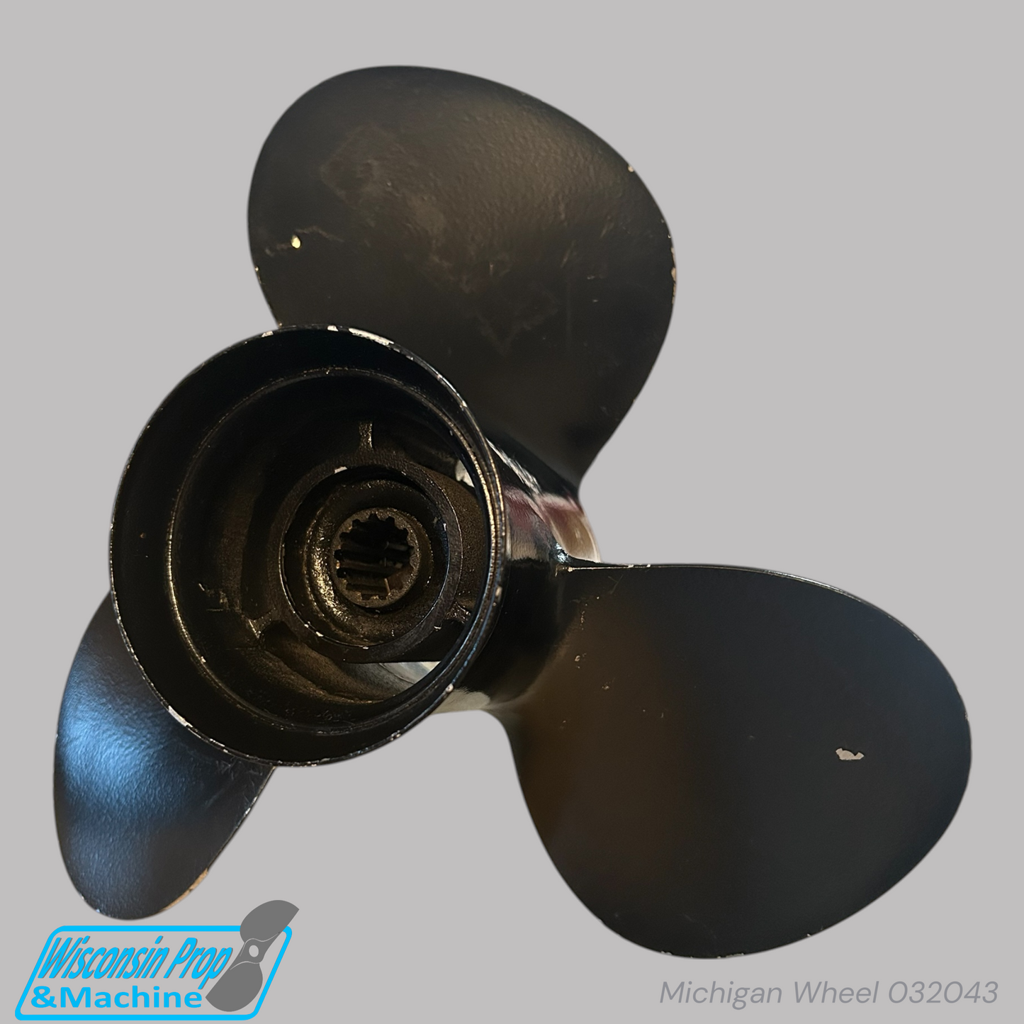 Michigan Wheel Match 3 Blade Aluminum Propeller 032043 11.375X12P RH
