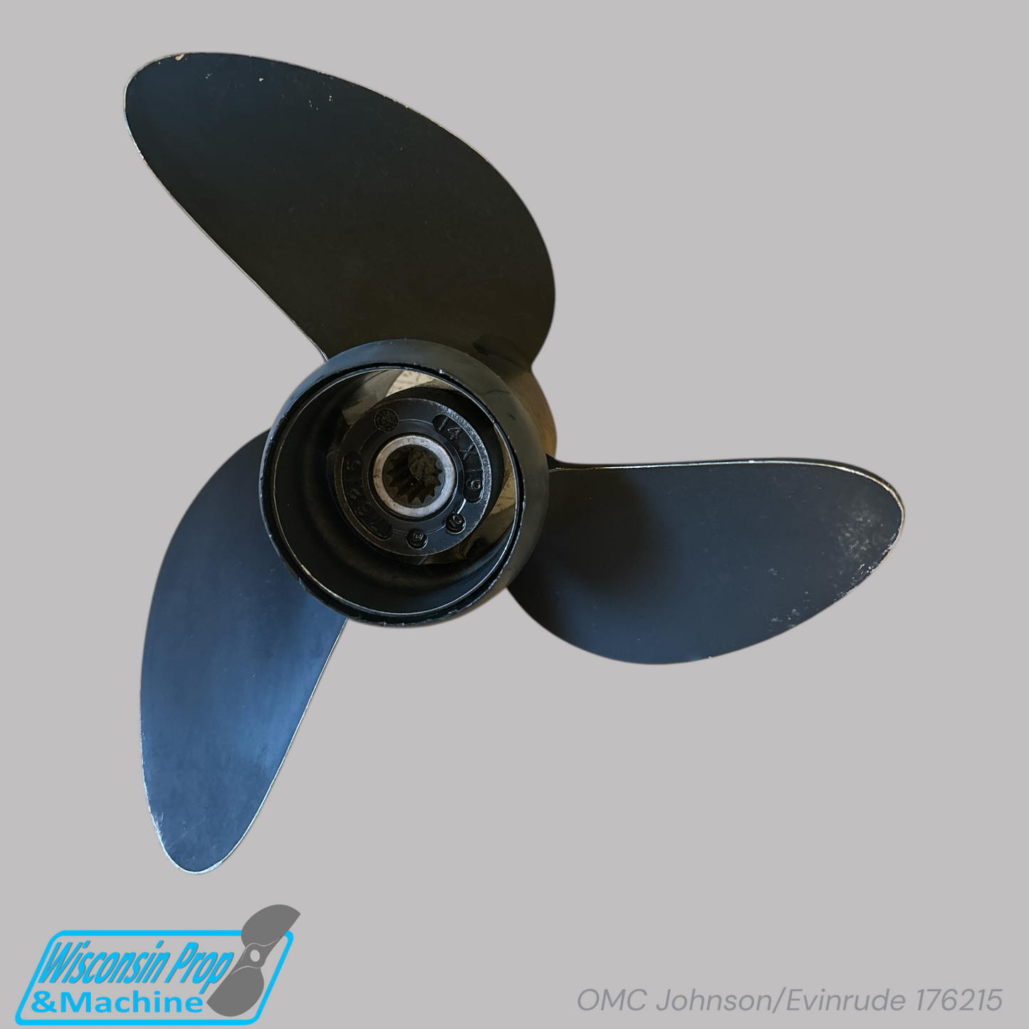 OMC Johnson/Evinrude 3 Blade Aluminum Propeller 176215 14X19P RH