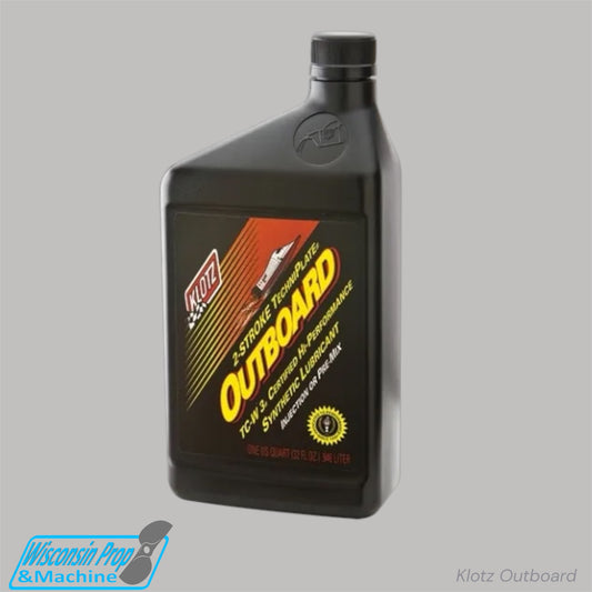 Klotz Outboard Techniplate Synthetic TC-W3 Marine 2-Stroke Premix/Injector Oil Quart