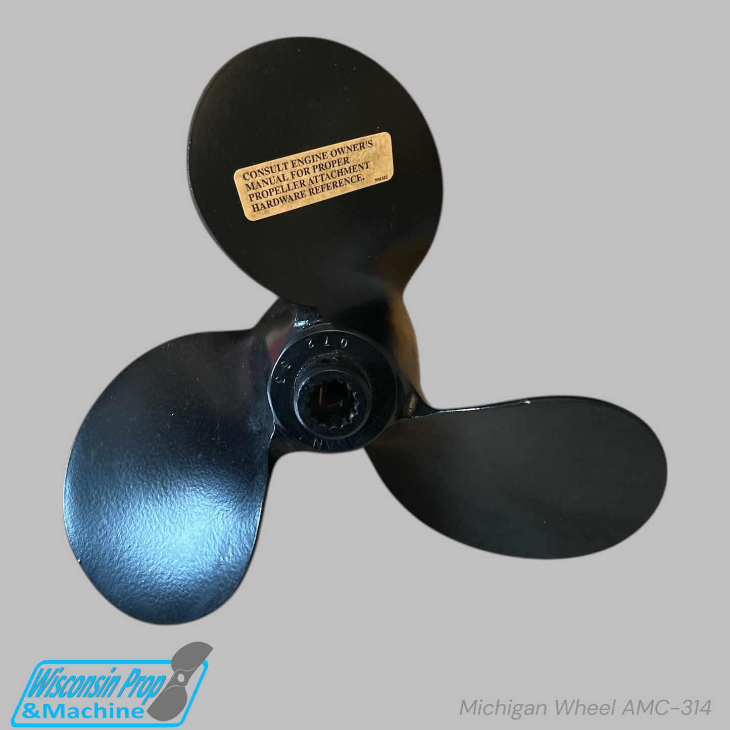 Michigan Wheel Match 3 Blade Aluminum Propeller AMC-314 072133 10.375X13.5P RH