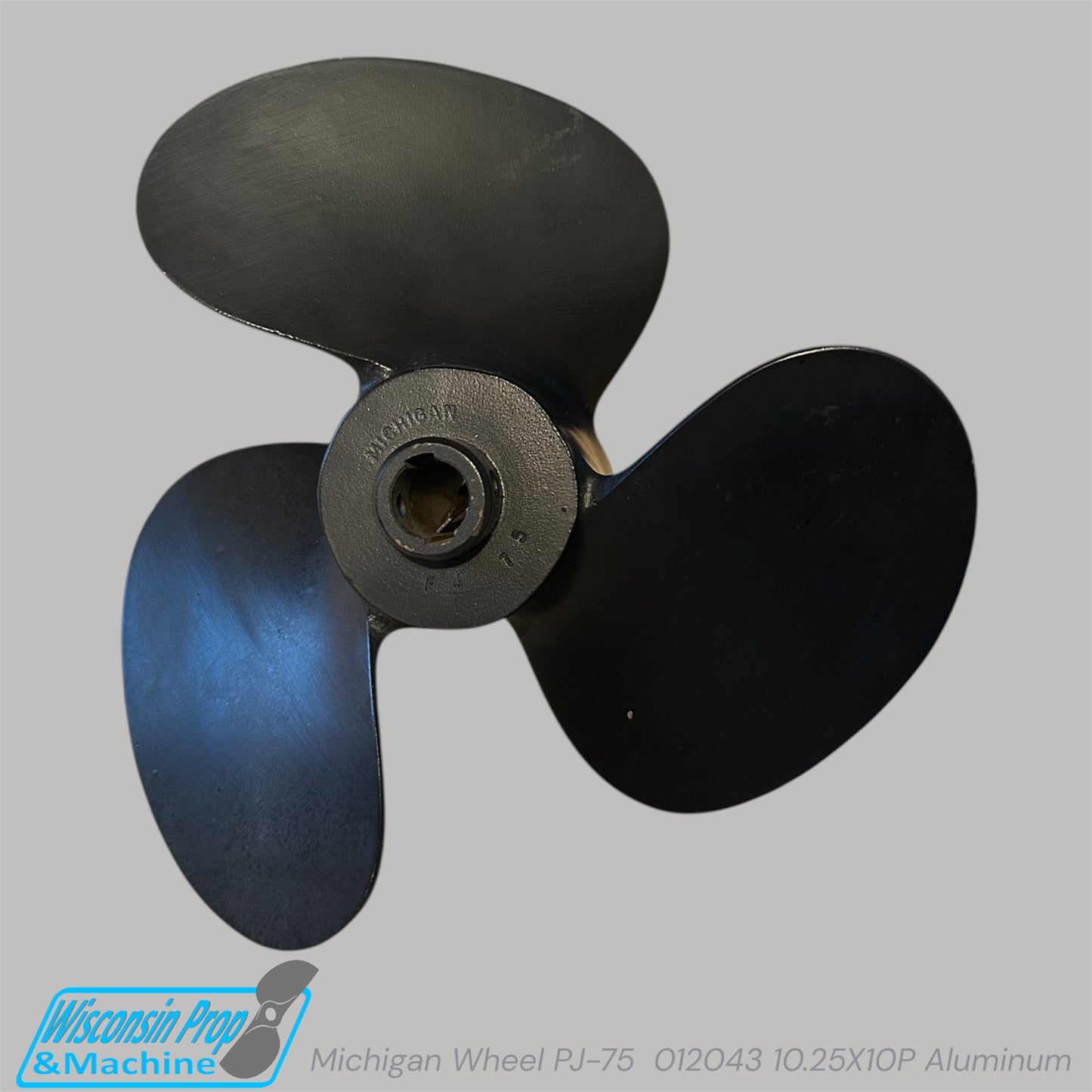 Michigan Wheel 3 Blade Aluminum Propeller PJ-75 012043 10.25X10P RH