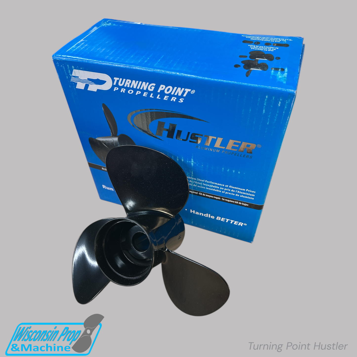Turning Point Hustler 3 Blade Aluminum Propeller 21201310 10.125X13P RH