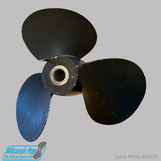 Volvo Penta 3 Blade Aluminum Propeller 814633 15X19P RH